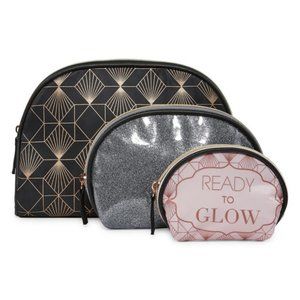 Makeup Cosmetic Bags, 3-pc.